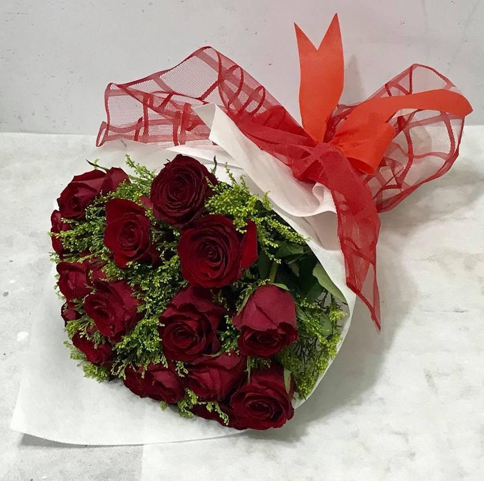 Romance in Red Bouquet view 2