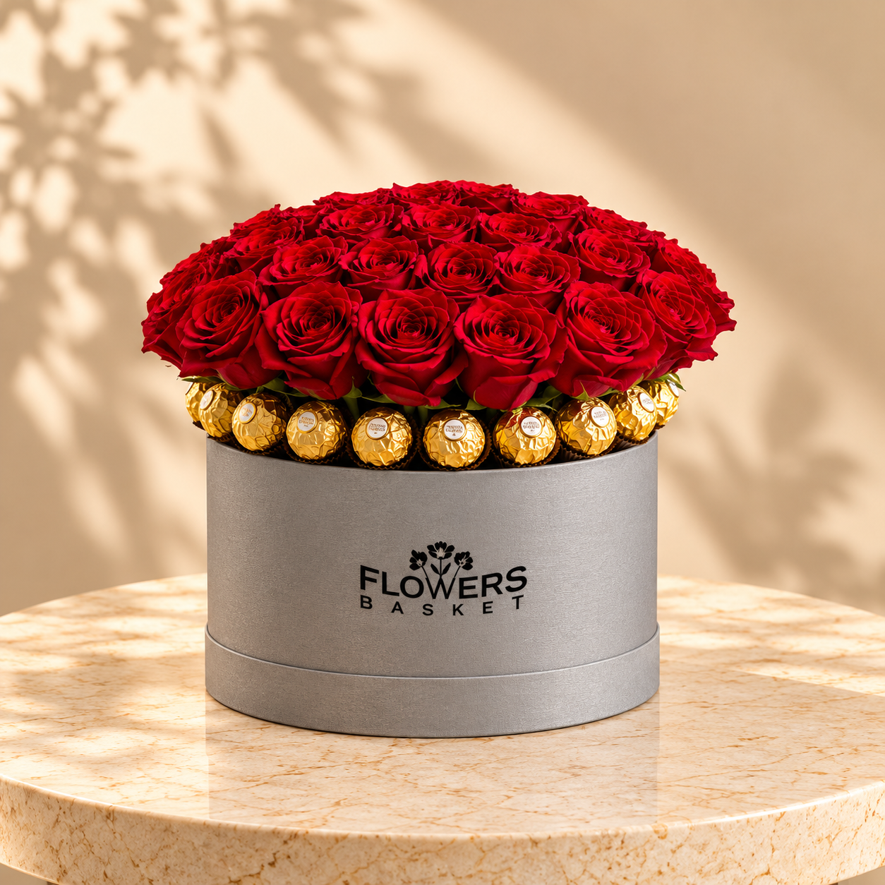Red Rose & Chocolate Box